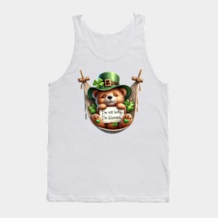 St Patricks Day Teddy Bear Tank Top